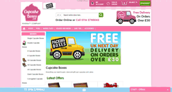 Desktop Screenshot of cupcakeboxes.com